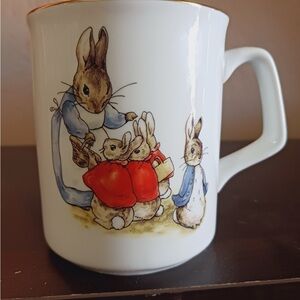 Peter Rabbit White Ceramic Mug: by The World of Beatrix Potter
